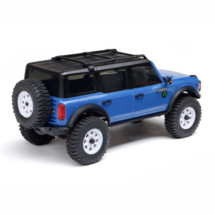 Axial AXI-2048T1 SCX30 Ford Bronco 4X4 RTR Brushed Rock Crawler (Battery & Charger Included), Blue