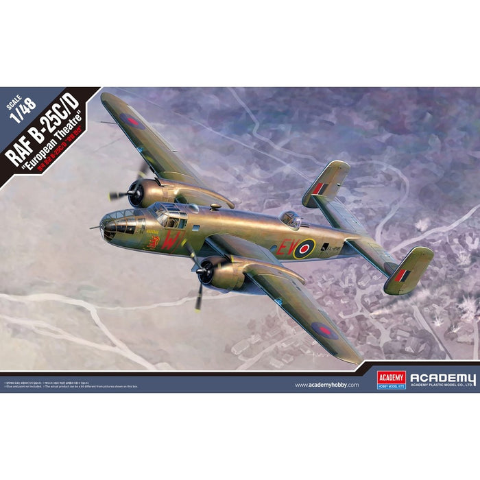 Academy 12339 1:48 RAF B-25C/D "European Theatre"