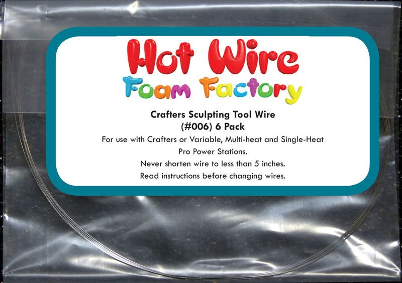 Hot Wire Foam Factory HWF006 Sculpting Tool Replacement Wires (6pk)