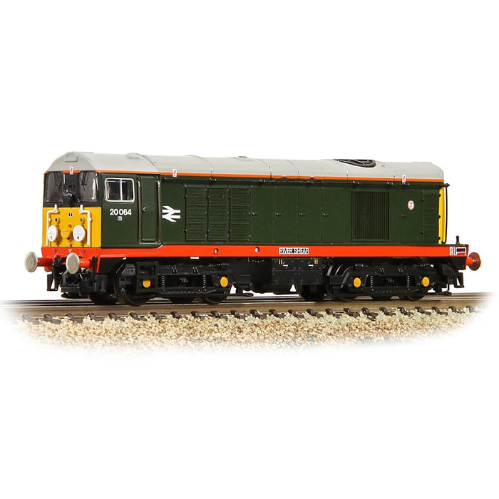 Graham Farish [N] 371-029 Class 20/0 Disc Headcode 20064 'River Sheaf' BR Green (Red Solebar)