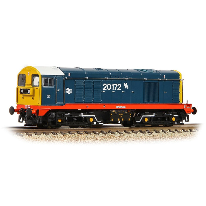 Graham Farish [N] 371-042 Class 20/0 Headcode Box 20172 'Redmire' BR Blue (Red Solebar)