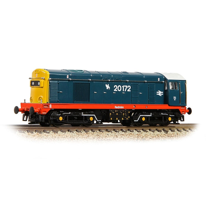Graham Farish [N] 371-042 Class 20/0 Headcode Box 20172 'Redmire' BR Blue (Red Solebar)