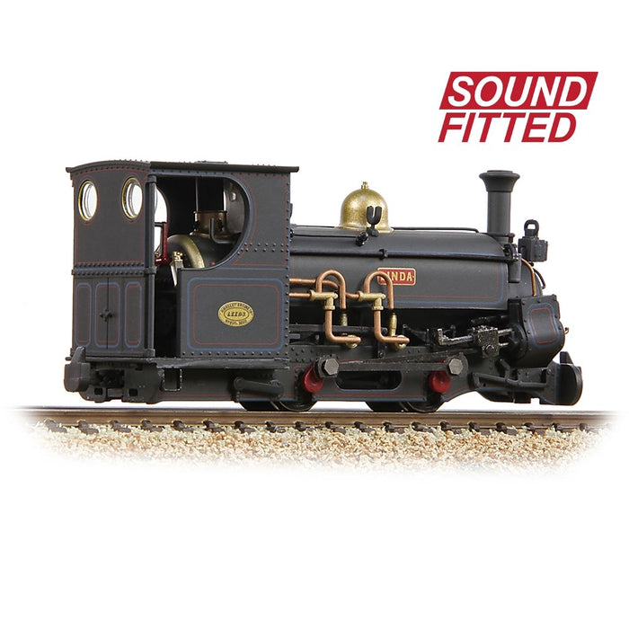 Narrow Gauge [OO-9] 391-127SF Main Line Hunslet 0-4-0ST 'Linda' Penrhyn Quarry Lined Black (Late) [W]