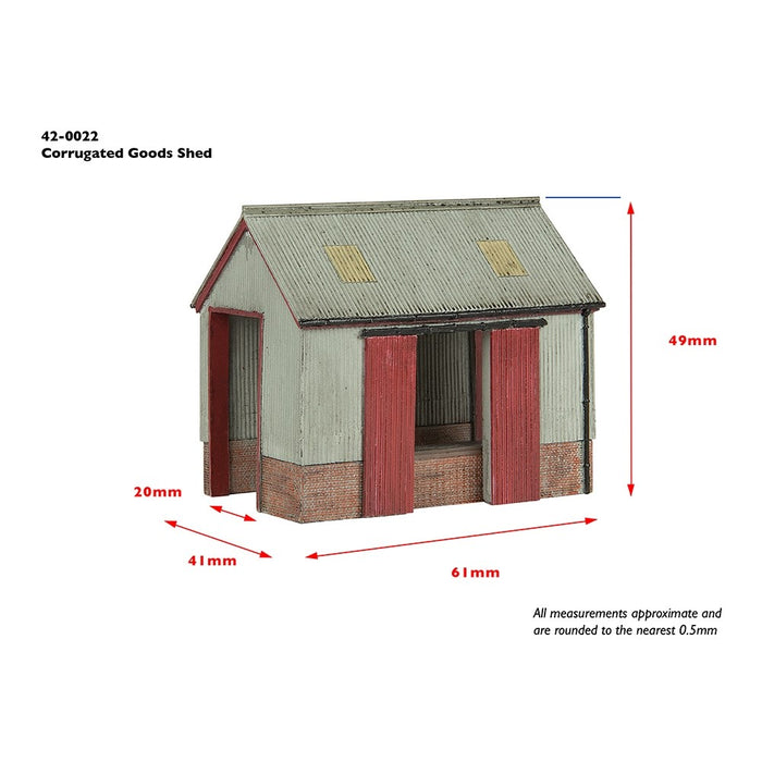 Scenecraft 42-0022 [N] 1:148 Corrugated Goods Shed
