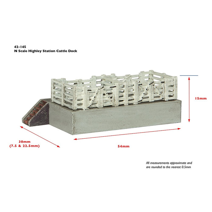 Scenecraft 42-145 [N] 1:148 Highley Station Cattle Dock