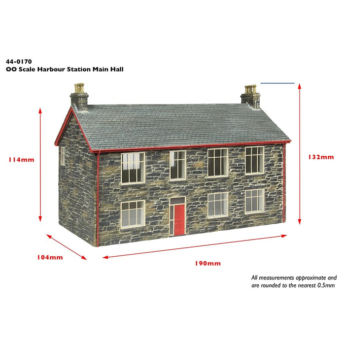 Branchline [OO] 44-0170G Scenecraft Harbour Station Main Hall - Green