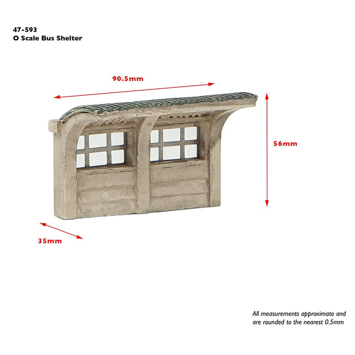 Scenecraft [1:43] 47-593 Concrete Bus Shelter