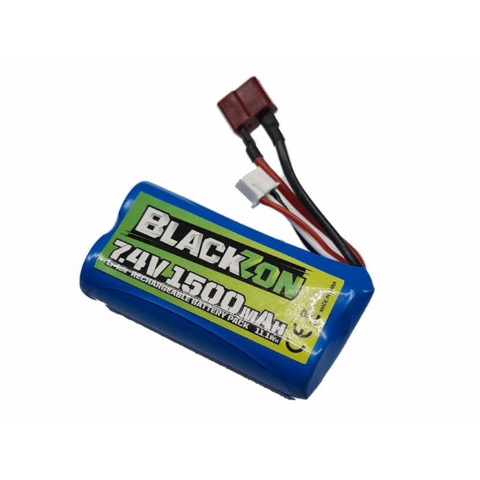 BlackZon 540149 Smyter Battery Pack (Li-ion 7.4V, 1500mAh), w/T-Plug