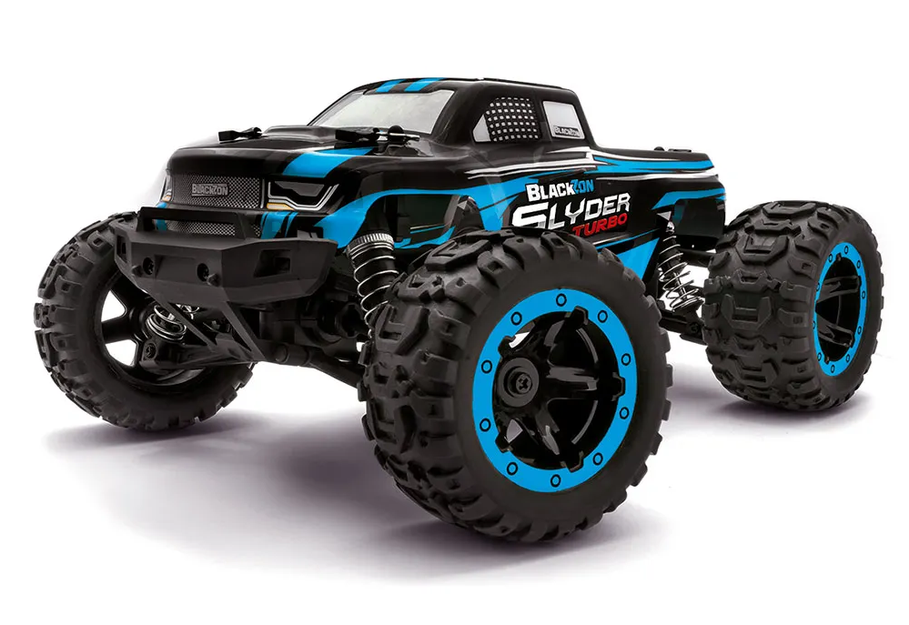 BlackZon 540209 1/16 Slyder MT Turbo Blue with Battery and Charger