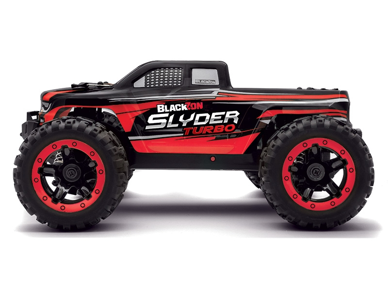 BlackZon 540211 1/16 Slyder MT Turbo Red with Battery and Charger