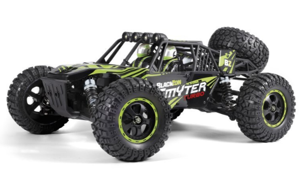 BlackZon 540232 1/12 Smyter DB Turbo Green with Battery and Charger