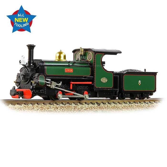Narrow Gauge [OO-9] 391-130 Mainline Hunslet 0-4-0STT 'Linda' Ffestiniog Railway Green