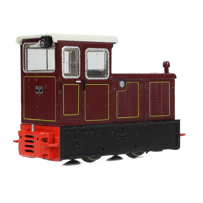 Narrow Gauge [OO-9] 392-027 Baguley-Drewry 70hp Diesel in Lined Crimson