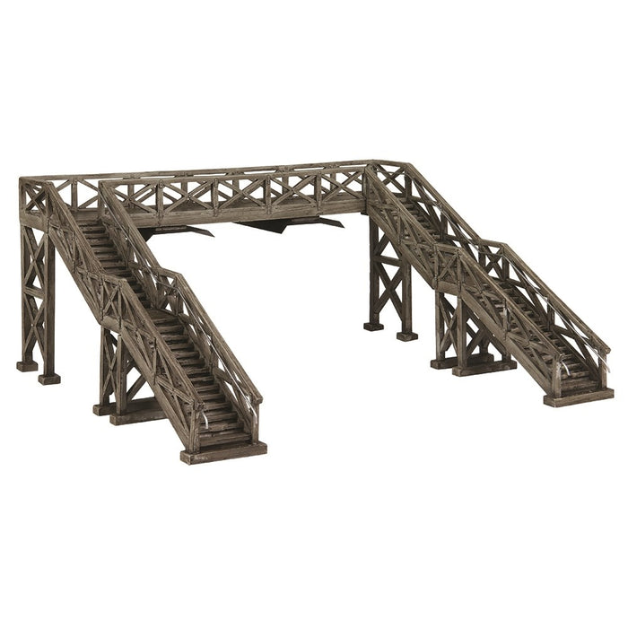 Scenecraft [1:76] 44-0196A (OO9) Wooden Footbridge - Natural Wood