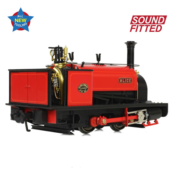 Narrow Gauge [NG7] 71-025SF Quarry Hunslet 0-4-0ST 'Alice' Dinorwic Quarry Red