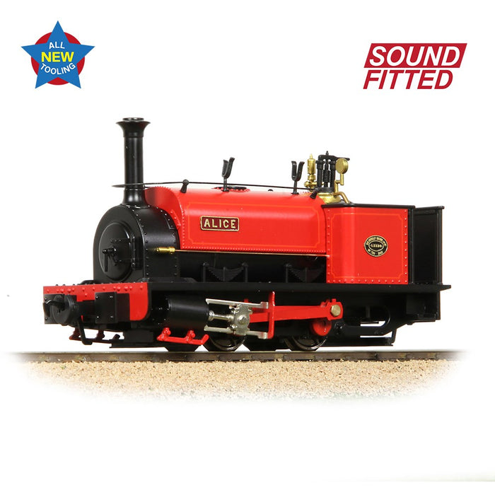 Narrow Gauge [NG7] 71-025SF Quarry Hunslet 0-4-0ST 'Alice' Dinorwic Quarry Red