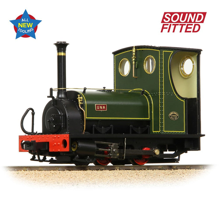 Narrow Gauge [NG7] 71-028SF Quarry Hunslet 0-4-0ST 'Una' Lined Green