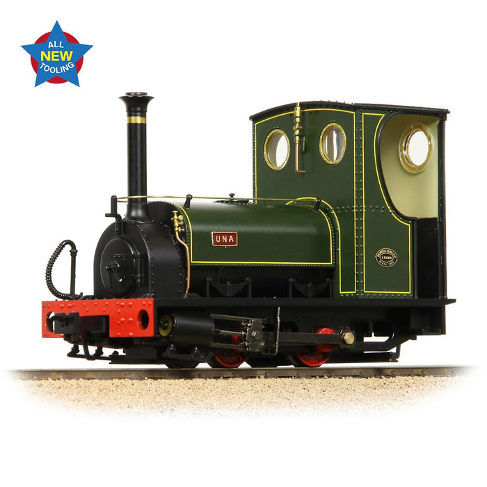 Narrow Gauge [NG7] 71-028 Quarry Hunslet 0-4-0ST 'Una' Lined Green