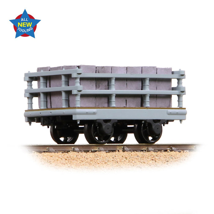 Narrow Gauge [NG7] 73-027 Dinorwic Slate Wagon with sides Grey [WL]