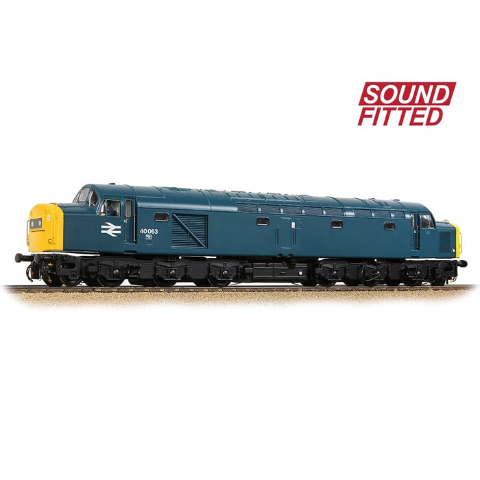Bachmann Branchline 32-490SF [OO] 1:76 Class 40 Centre Headcode (ScR) 40063 in BR Blue