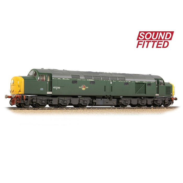 Bachmann Branchline 32-492SF [OO] 1:76 Class 40 Disc Headcode 40039 in BR Green (Full Yellow Ends) [W]