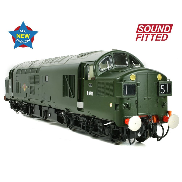 Branchline [OO] 35-302SF Class 37/0 Split Headcode D6710 in BR Green (Late Crest)