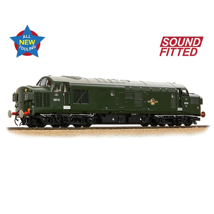 Branchline [OO] 35-302SF Class 37/0 Split Headcode D6710 in BR Green (Late Crest)