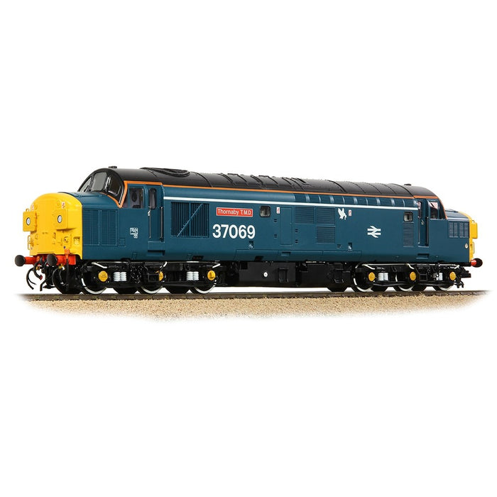 Branchline [OO] 35-312 Class 37/0 Split Headcode 37069 'Thornaby TMD' in BR Blue (White Stripe)