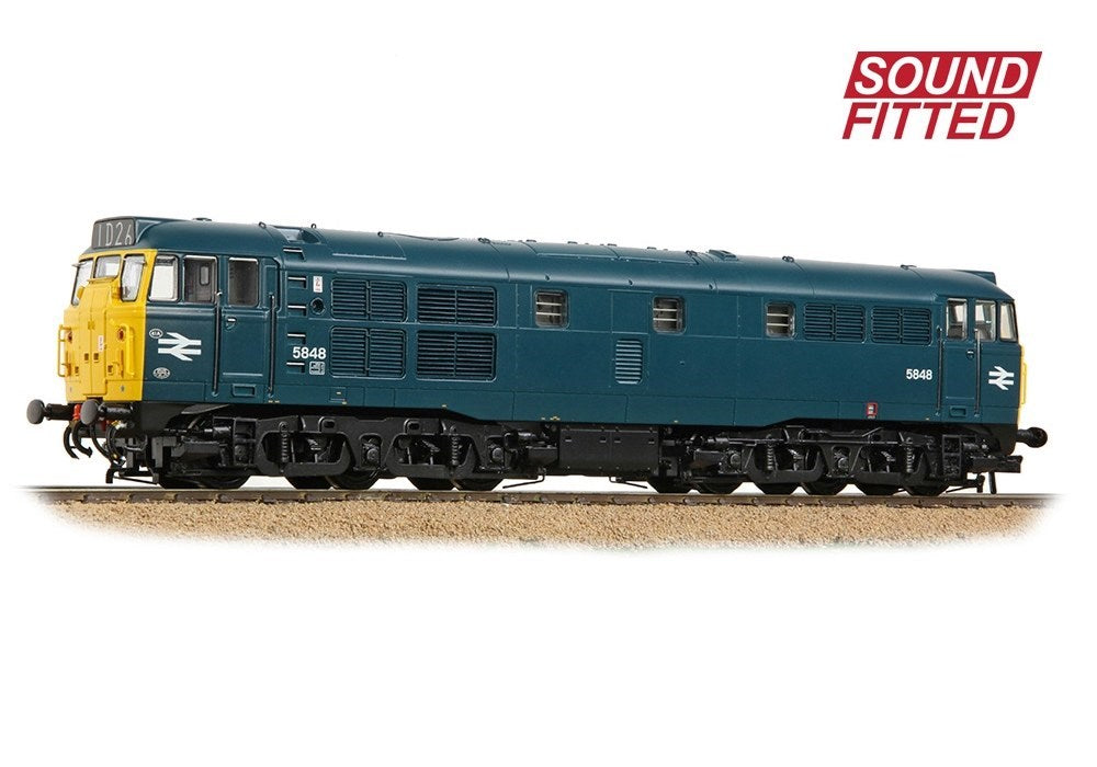 Bachmann Branchline 35-803ASF [OO] 1:76 Class 31/1 5848 BR Blue (Sound Fitted)