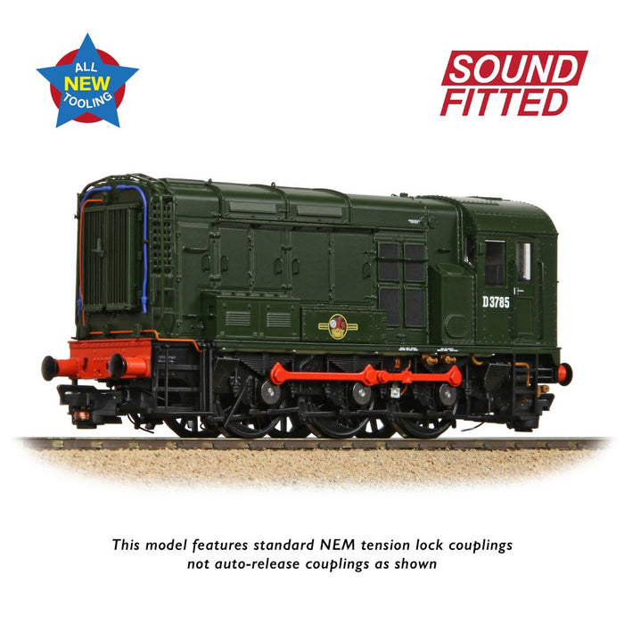 Bachmann Branchline [OO] 35-901SF Class 08 D3785 BR Green (Late Crest)