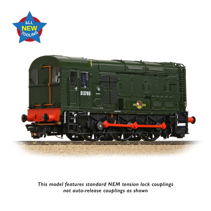 Bachmann Branchline [OO] 35-901 Class 08 D3785 BR Green (Late Crest)