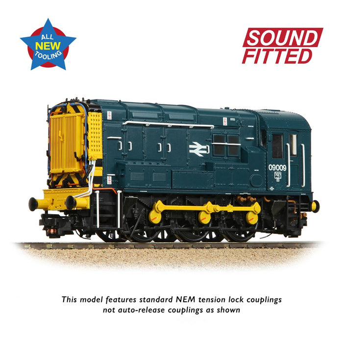 Bachmann Branchline [OO] 35-921SF Class 09 09009 BR Blue (Wasp Stripes)