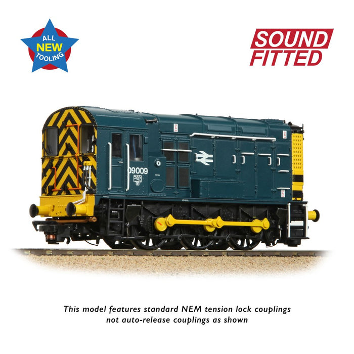 Bachmann Branchline [OO] 35-921SF Class 09 09009 BR Blue (Wasp Stripes)