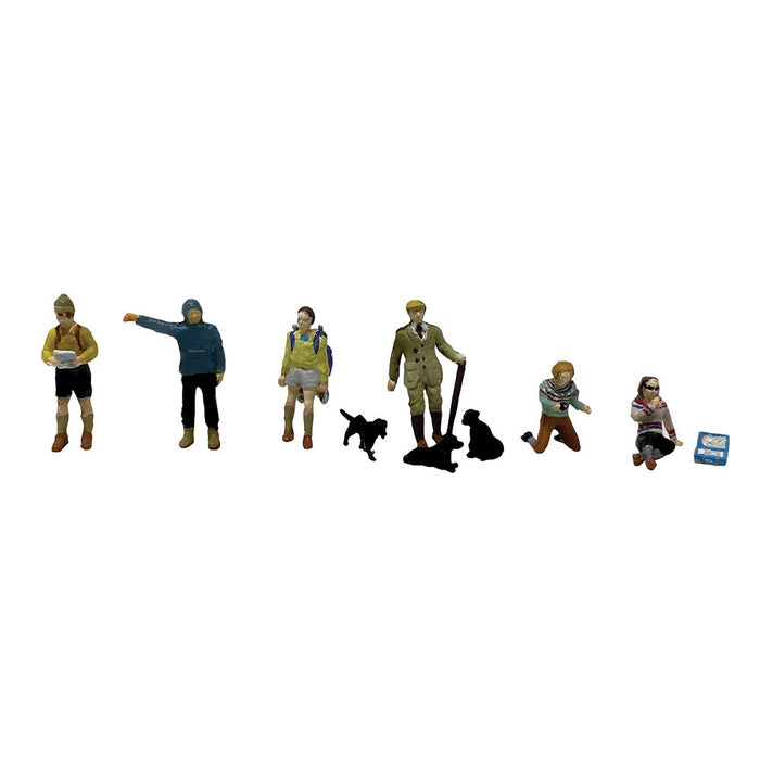 Bachmann Scenecraft [OO] 36-429 Hikers and Dog Walkers