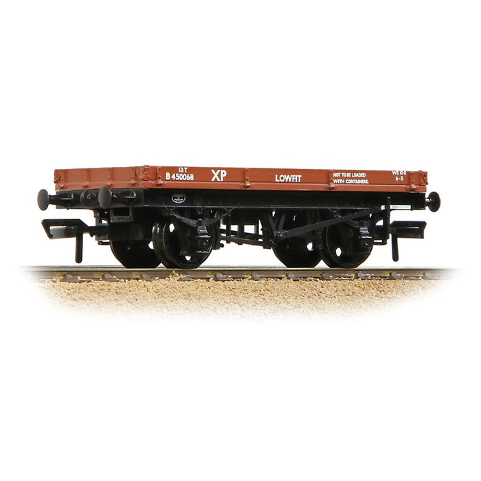 Branchline [OO] 37-477D 1 Plank 'Lowfit' Wagon in BR Bauxite