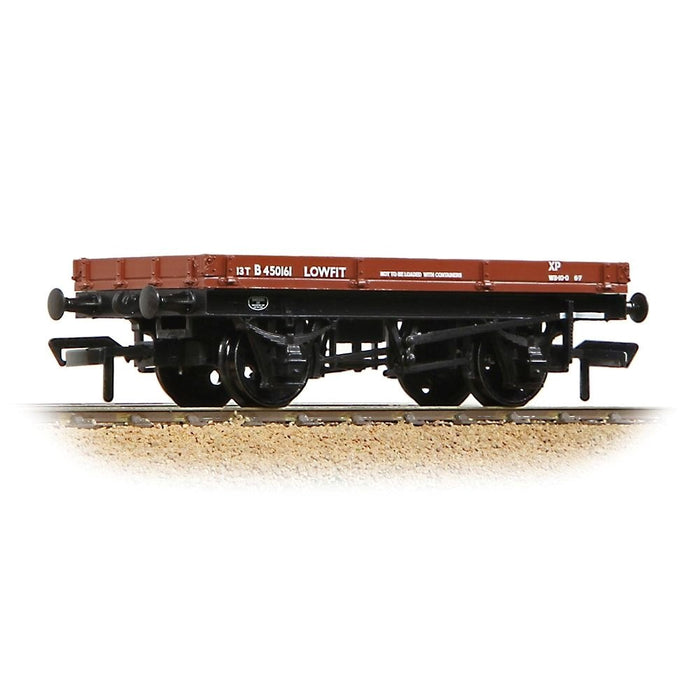 Branchline [OO] 37-479B 1 Plank 'Lowfit' Wagon in BR Bauxite