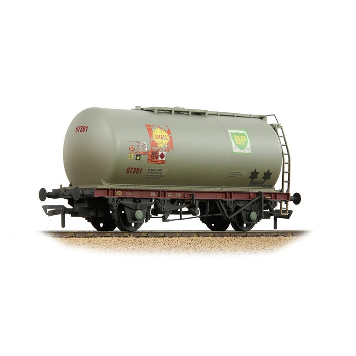 Branchline [OO] 37-577B BR 45T TTA Tank Wagon Wagon 'Shell-BP' in Grey [W]