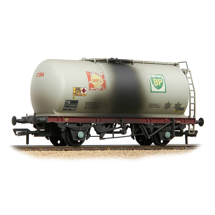 Branchline [OO] 37-577C BR 45T TTA Tank Wagon Wagon 'Shell-BP' in Grey [W]