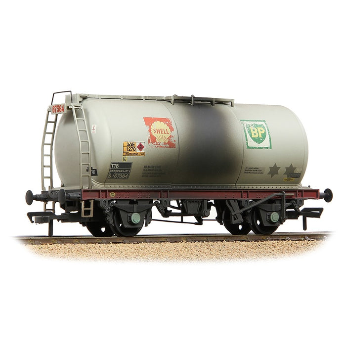 Branchline [OO] 37-577C BR 45T TTA Tank Wagon Wagon 'Shell-BP' in Grey [W]