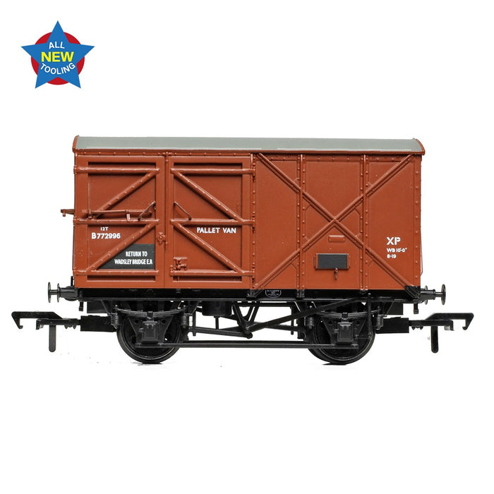 Branchline [OO] 38-950A BR 12T Palvan 'Pallet Van' BR Bauxite (Early)