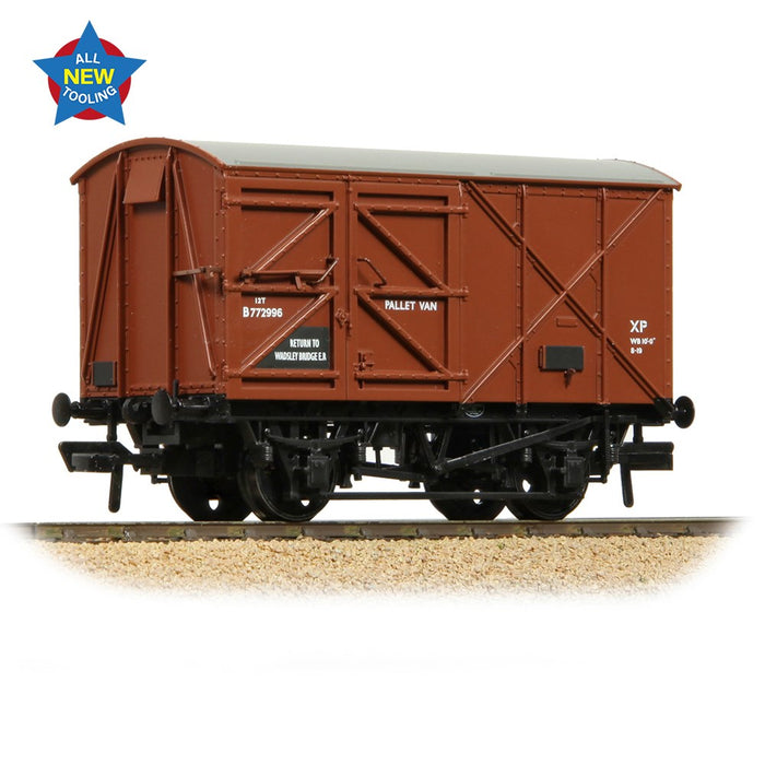 Branchline [OO] 38-950A BR 12T Palvan 'Pallet Van' BR Bauxite (Early)