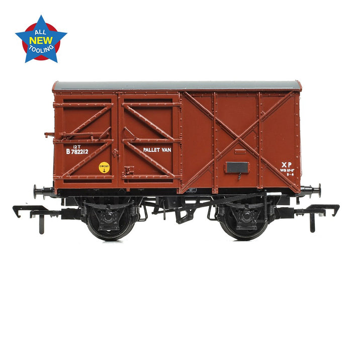 Branchline [OO] 38-952 BR 12T Palvan 'Pallet Van' BR Bauxite (Late)