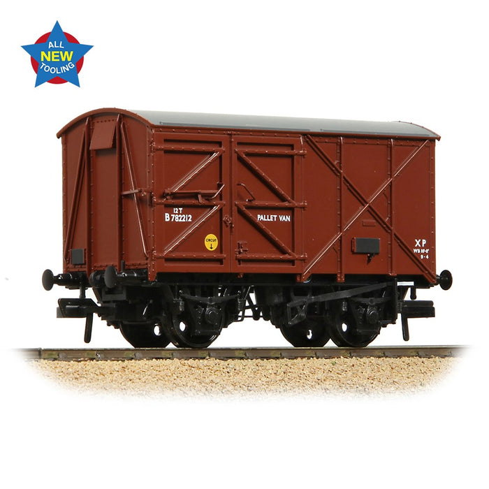 Branchline [OO] 38-952 BR 12T Palvan 'Pallet Van' BR Bauxite (Late)