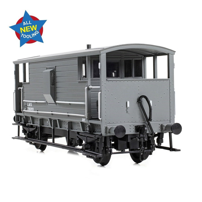 Bachmann Branchline 38-976 [OO] 1:76 LMS 20T Brake Van LMS (LMS) Grey