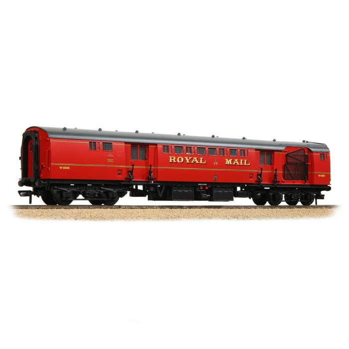 Branchline [OO] 39-421C BR Mk1 POS Post Office Sorting Van Post Office Red (with Net)