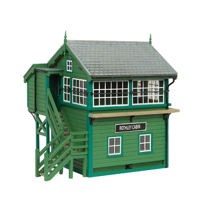 Scenecraft 44-0168G [OO] 1:76 GCR Signal Box with Green detail