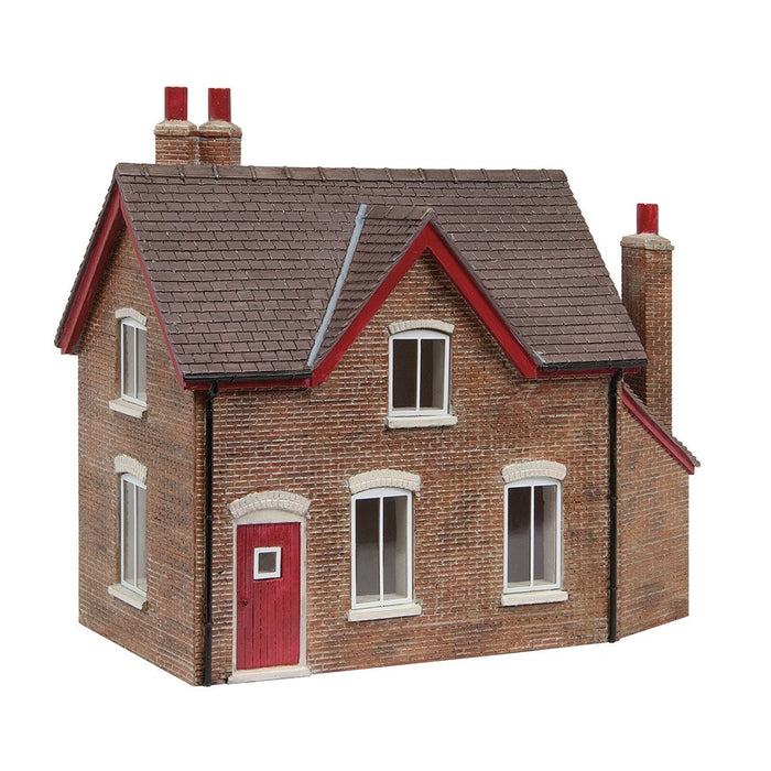 Scenecraft 44-0174R [OO] 1:76 Gatekeeper's Cottage with Red detail