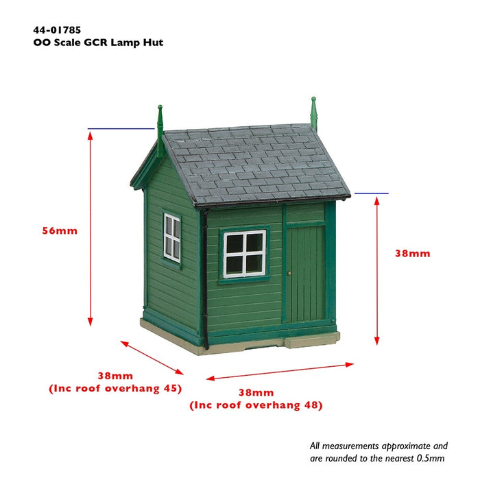 Branchline [OO] 44-0178G Scenecraft GCR Lamp Hut with Green detail