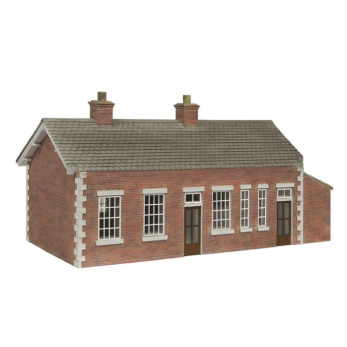 Branchline [OO] 44-0179B Scenecraft S&DJR Brick Station with Chocolate and Cream detail