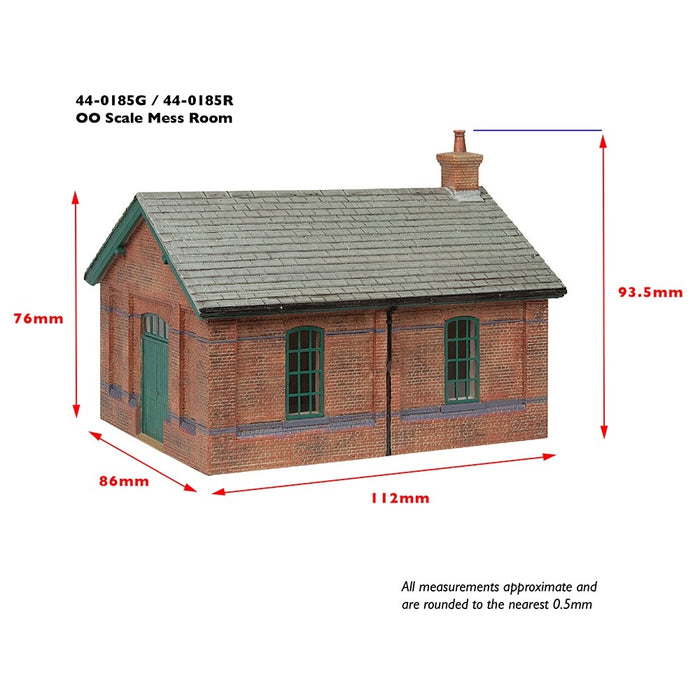 Scenecraft 44-0185R [OO] 1:76 GCR Mess Room with Red and Cream detail